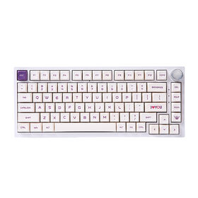 Clavier de jeu mécanique tri-mode filaire et sans fil avec écran LED couleur et bouton, pour PC de bureau et de jeu Windows
