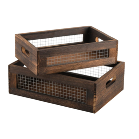 2pcs Woven Small Bamboo Baskets Storage Box For Desktop Sundries, Snack  Organization And Bedroom Decoration