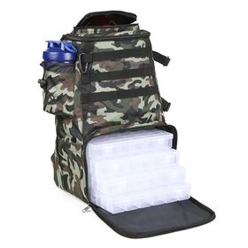 Large Rolling Fishing Backpack - Cooler Compartment Fishing Rod Holder  Customizable Tackle Box - China Wholesale Fishing Backpack $26.41 from Ji  an Yehoo Tourism Products Co., Ltd