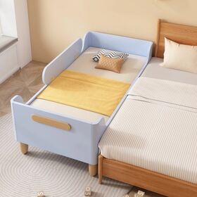 Fábrica e Exportador de Móveis de Madeira Vertical: Cama de Adulto, Cama Lateral para Crianças, Cama Infantil Azul, Móveis Personalizados para Bebês, Berço