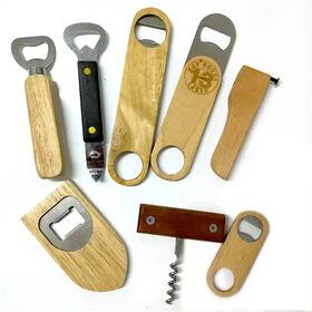 Our discount Rustic, White & Wood Brass Bottle Top Opener • Palm