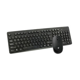 2,4-GHz-Wireless-Tastatur und -Maus, kabellose Computertastatur und optische Wireless-Maus für Windows, Mac, Laptop/Desktop