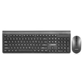 Kabellose Tastatur- und Maus-Kombination, 2,4G Kabellose Computertastatur und Kabellose Optische Maus für Windows, Mac, Laptop/Desktop