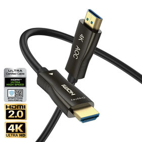 Cable de fibra óptica HDMI 2,0 largo, 4K, 60Hz, AOC, 5m, 10m, 20m, 50m,  HDCP2.