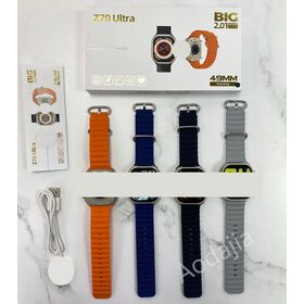 H10 Ultra Max 4in1 Smartwatch Four Straps 2.01 HD Inch 49mm Large