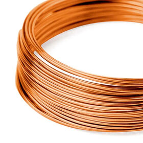 99.9% Dead Soft Copper Wire, 16 Gauge/ 1.3mm Diameter, 127 Feet/ 39 M, 1  Pound Spool