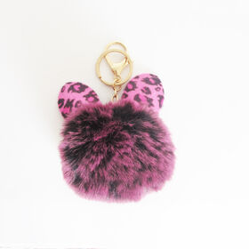 Wholesale Faux Rabbit Fluffy Puff Ball Key Chain,puffball Keychain With  Fashion Synthetic Diamonds L, Fur Pom Keychain With Charm, Keychain Pom Pom,  Fur Pom Keychain - Buy China Wholesale Pom Pom Keychain