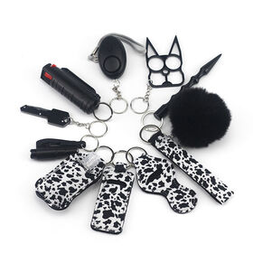 Wholesale Bulk Ribbon Die Casting OEM Soft Motion Gift Enamel Self Defense  Alarm Keychain Witih Leather Rabbit Fox Fur Ball Keyring - China Self  Defense Keychain and Alarm Keychain price