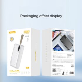 Power bank «B27-15000 Pusi» 15000 mAh with tabletop lamp - HOCO