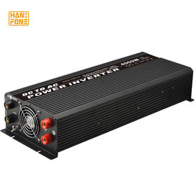  Inversor de corriente (pico 4000 W), inversor de onda  sinusoidal pura 2000W-12V/24V a 220V/110V convertidor de voltaje de  vehículo con puerto USB, se puede conectar directamente a la batería del  automóvil