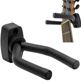 Crochet Mural Pour Guitare, Basse, Violon - Bras Réglable, Mousse Protectrice - En Acier, Fixation Murale Simple