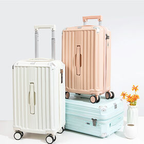 Travel Suit Cases Luggage female high value ins net red trolley case mute universal wheel student suitcase 20 inch password box