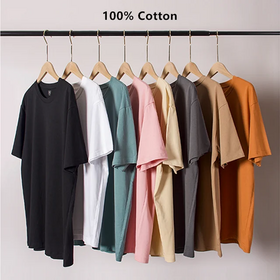 T Shirts Wholesale Men Custom Heavy 100 Cotton Drop Shoulder T