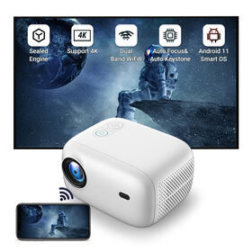 HY300 Portable Smart Projector Home Theater Projector Automatic 4k Mini LCD  Portable Projector Mobile Small Smart Android 11 Projector Connectable WiFi  US Standard｜TikTok Search