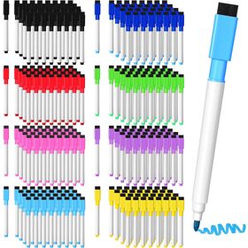 Magnetic Dry Erase Markers with Eraser Low Odor Fine Tip Whiteboard Pens  Pack