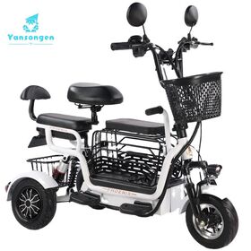 Mini folding electric discount tricycle for the elderly