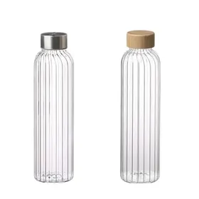 MIU COLOR® Portable BPA and PVC Free Glass Water Bottle with Tea