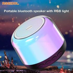 Fabricante de altavoces Bluetooth portátiles con luz RGB que proporciona servicios OEM ODM