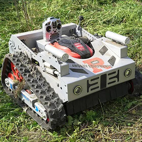 Intelligent remote control professional lawn mower that is popular on the Internet, four-season universal crawler gasoline-speci