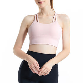 Tight Sports Underwear Women's Vest-Style Gathering Thin Straps Beautiful  Back Outside Wear Fitness Suspender Sports Bra - China Yoga Set and Fitness  Wear price