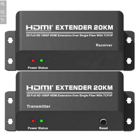 HDMI Extender Splitter 1x2, HD1080P@60Hz & 3D Visual, Extending 165ft (50m)  Length Transmission Over CAT5e/CAT6/CAT7 Cable, 2 Channel Transmission with  2 HDMI Loop Out 