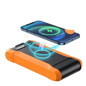 Custom logo multifunctional electron products solar wireless power bank 20000mah IP65 for smart camping phone