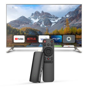 Stick TV Android 4K H313 - 2Go RAM, 16Go ROM, WiFi Double Bande, Télécommande Vocale, Pour Netflix, YouTube, Hulu