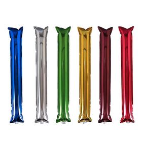 Wholesale inflatable thunder sticks hand-held stick aluminum film balloon cheering stick