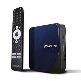 Elebao G2 Offizielle Google TV BOX Amlogic S905X4-K Google TV 12 OS 4+32GB eMCP mit Wifi6 2T2R Dolby Atmos für TV-Projektor