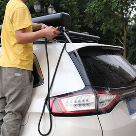Douche Solaire 30L Inoamity Pour Camping - Réservoir Pressurisé Avec Pompe, Montage Toit Voiture, Chauffage Rapide Jusqu'à 60°C