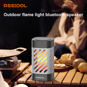 OEM Outdoor flame light bluetooth speaker perfect for camping,parties,or just chiling at home