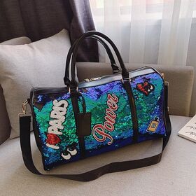 Sequin duffle bag online wholesale