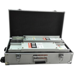 Cajas rígidas de aleación de aluminio para almacenamiento personalizado de instrumentos y aparatos eléctricos, equipadas con amortiguación