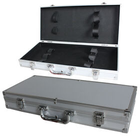 Fabrication sur mesure de mallettes en aluminium pour outils de barbecue, mallette de transport d'ustensiles d'extérieur, coque rigide de protection antichoc, OEM robuste