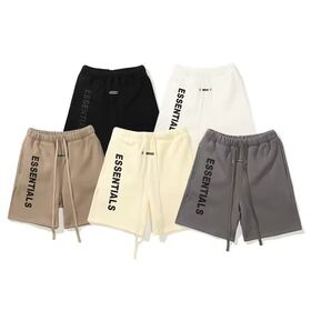 Custom LOGO Casual Terry Cotton Hip-Hop Shorts Popular High Street Men's Sports Shorts GYM Oversized Essentials Shorts For Men
