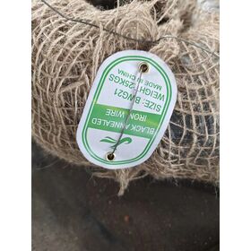 BWG21, 25kg/bobine Fil d'acier à faible teneur en carbone, fil de fer noir recuit avec huile, fil à ligaturer en bobine, fil de cerclage