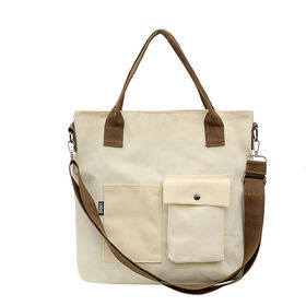 Saco de Lona com Bolsos, Bolsa Transversal, Bolsa de Mão para Mulheres - Direto da Fábrica