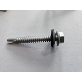 Dacromet Coated Hex Washer Head High Strength Steel Self Drilling Screw 2000 Hours Corrosion Resistance ASTM A307 Compliant