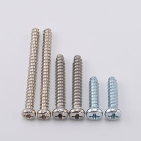 M1 M1.2 M1.4 M1.5 M1.6 M1.7 M1.8 M2 M2.2 M2.3 M2.6 304 Stainless Steel  Phillips Recessed Countersunk Head Self Tapping Screw (Color : 10mm, Size 