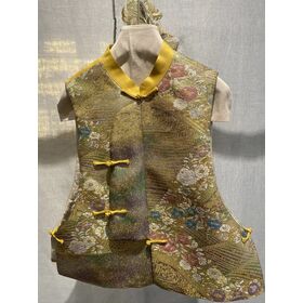 Disc Button Jacquard Vest Jacket Women 2024 Early Spring New Chinese Style National Style Vest New Retro Vest