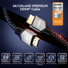 Cable HDMI 2.0 4K 60Hz 18gbps Macho a Macho Chapado en Oro a Precio de Fábrica