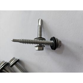 6.3x40 Dacromet/Galvanized Hex Head Self Drilling Screw with washer,nails