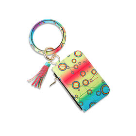 Half circle deals key ring