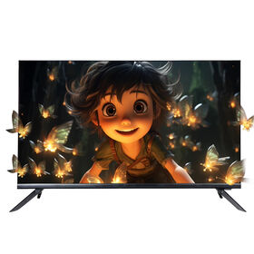 Harga Pabrik TV LED Normal OEM FHD UHD 4K Televisi Android Murah Smart TV 32 40 43 50 55 65 75 85 inci Android TV dengan Wifi