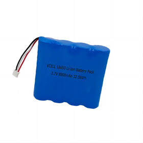 Batterie VCELL/OEM 12.8V 1800mAh 4S1P Lifepo4 à Longue Durée de Vie et Haute Sécurité Largement Utilisée dans les Lampes Solaires, Appareils Portables