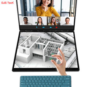 2024 Hot Sales 2 In 1 13.5 2.5k Double Screen Laptop N100 3.40