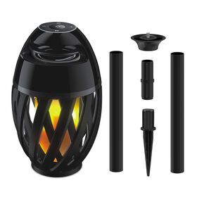 AURACAST version flame lighting party BT speaker & waterproof & 1200mah TWS or Multi-link