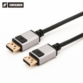 Nouveau câble DisplayPort 1.4 HDR Dynamique 8K 60Hz 4K 144Hz Display Port Plaqué Or DP vers DP pour HDTV Ordinateur Portable
