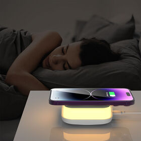 Factory Wholesale Wireless charger Desk Lamp Night Light LED For Phone Charging