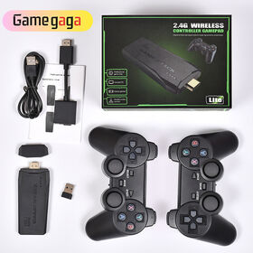 Fabrik M8 Game Stick 4K HD Spielekonsole Video Mini Konsole mit 2 Spielern 20000 Spiele Retro Mini Game Box für PS1
